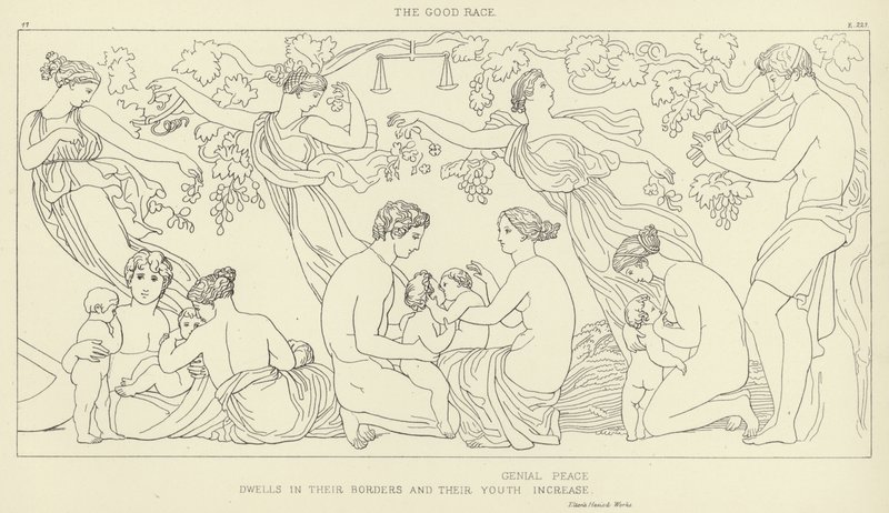 Das gute Rennen von John Flaxman