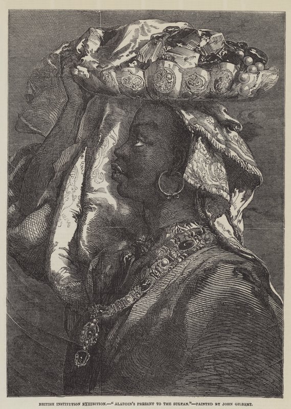 Aladdins Geschenk an den Sultan von John Gilbert