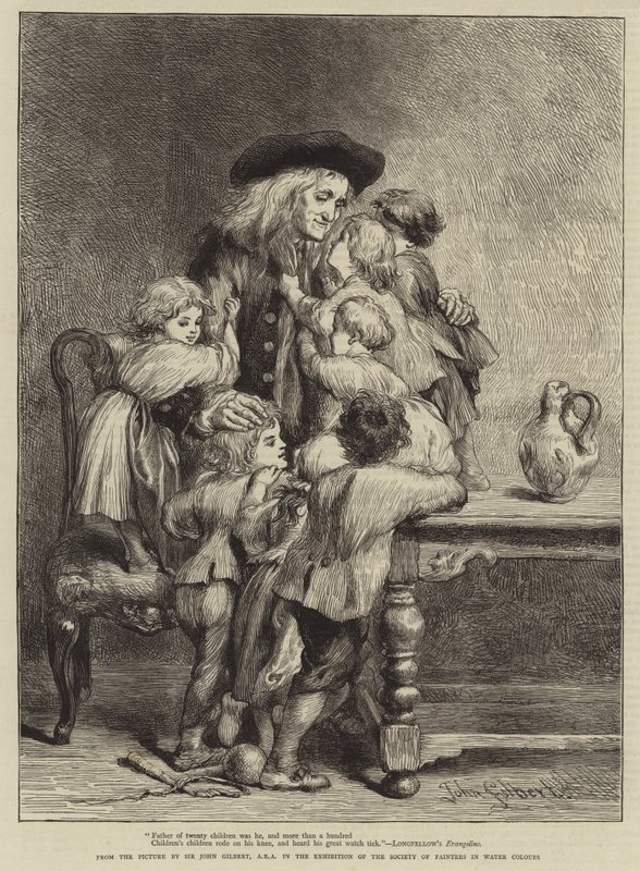 Longfellows Evangeline von John Gilbert