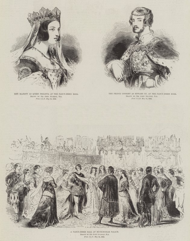 Königlicher Kostümball von John Gilbert