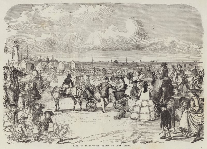Teil von Scarborough von John Leech
