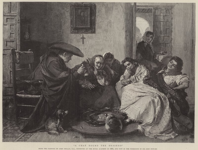 Ein Gespräch um den Brasero von John Phillip