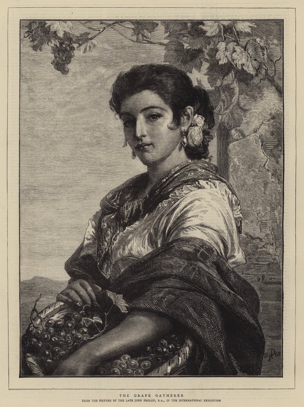 Der Traubensammler von John Phillip
