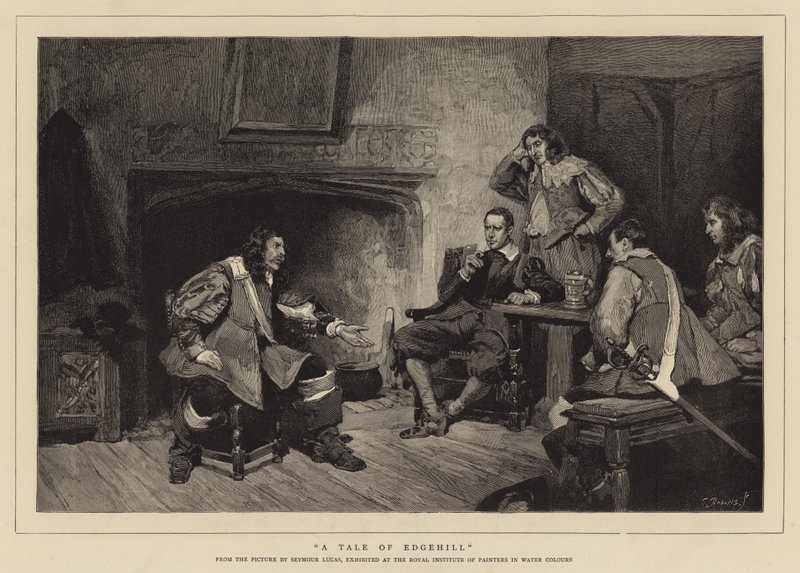 Eine Geschichte von Edgehill von John Seymour Lucas