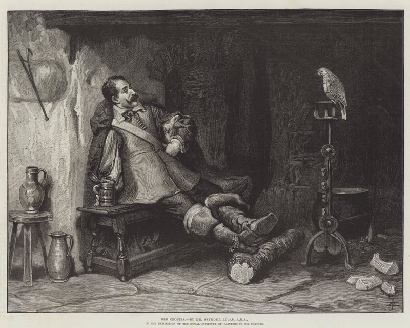 Alte Kumpel von John Seymour Lucas