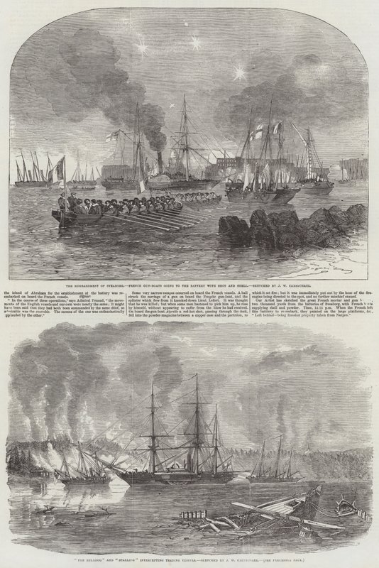 Die Bombardierung von Sveaborg von John Wilson Carmichael