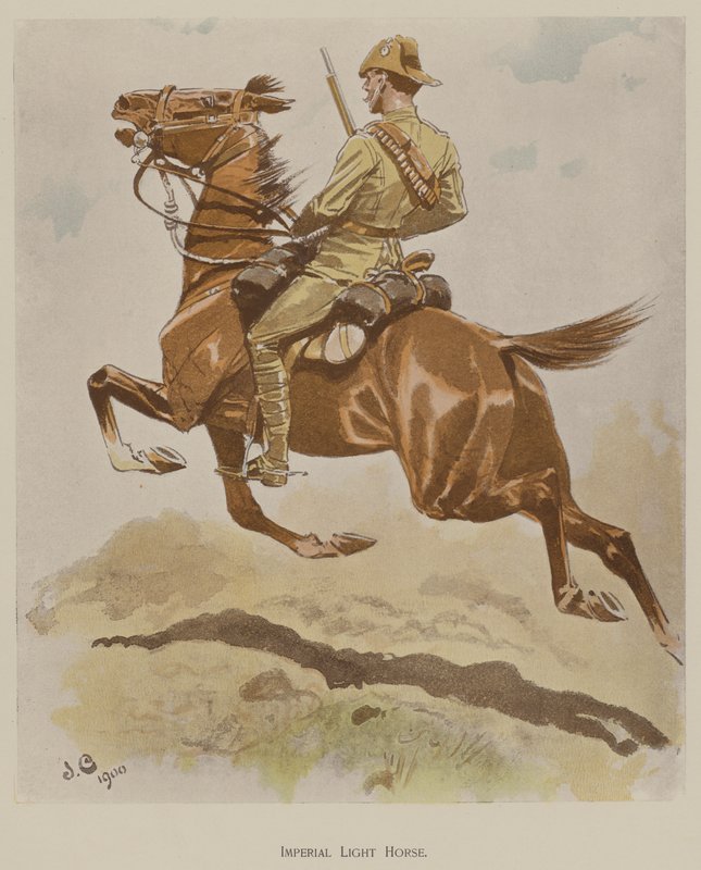 Imperial Light Horse (Farblithographie) von John (after) Charlton
