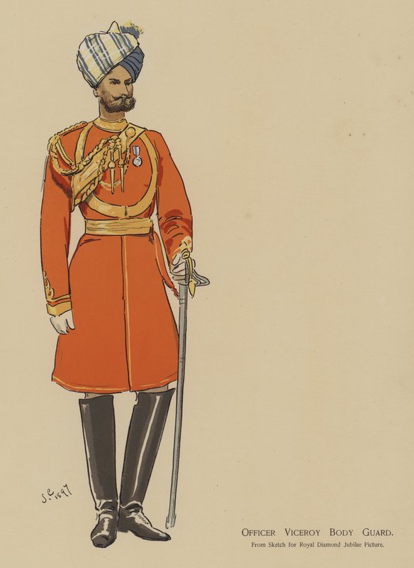 Offizier der Vizeköniglichen Leibgarde von John (after) Charlton