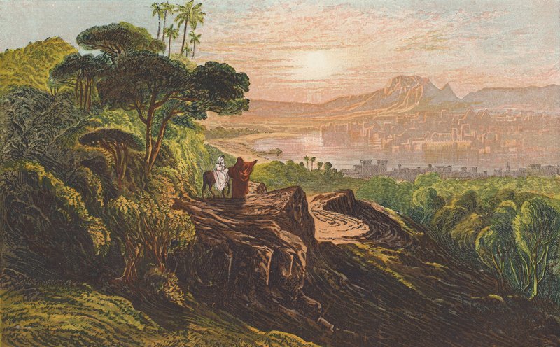 Die Flucht nach Ägypten von John (after) Martin
