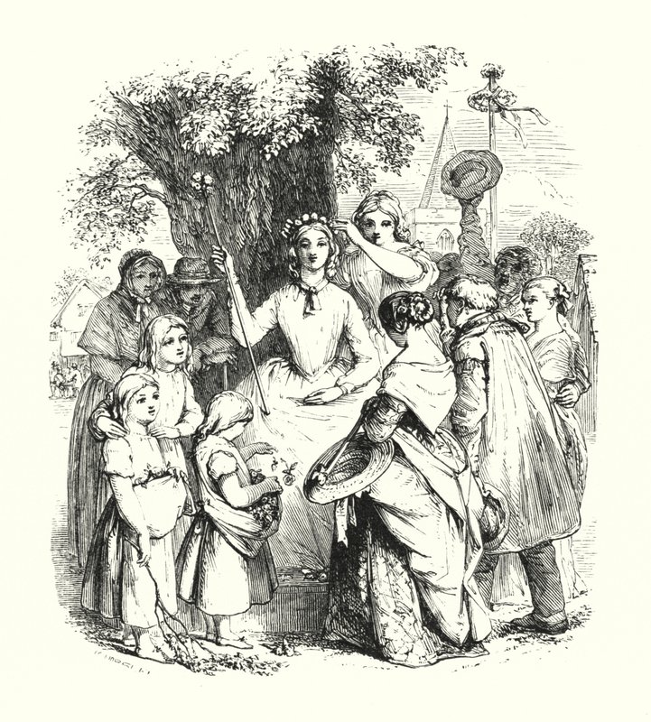 Die Maikönigin von John Callcott Horsley
