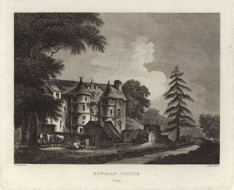 Rowallan Castle von John Claude Nattes