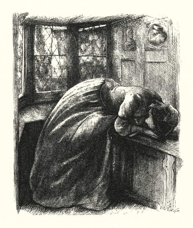 Mariana von John Everett (after) Millais