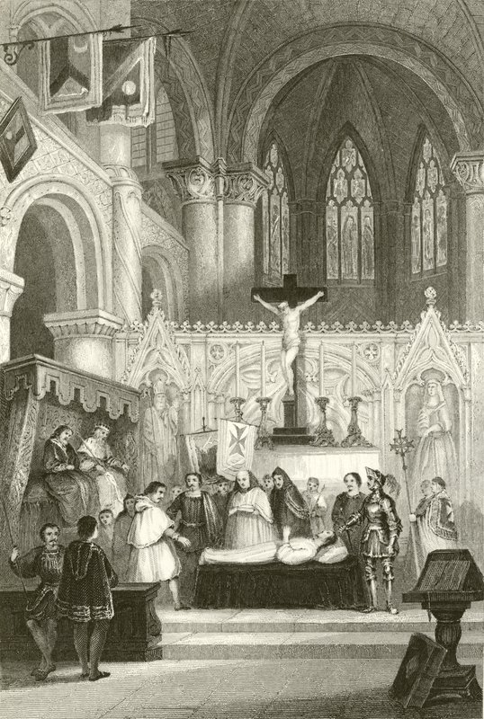 Prüfung des Berührens der Leiche von John Franklin