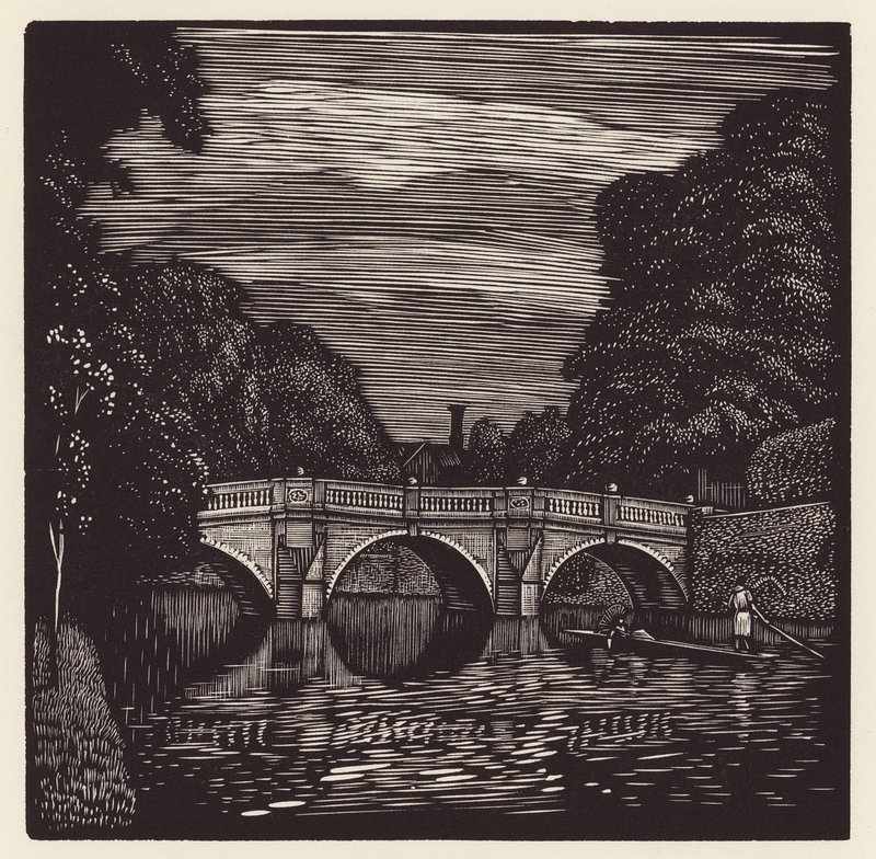 Cambridge: Clare Bridge von John Frederick Greenwood
