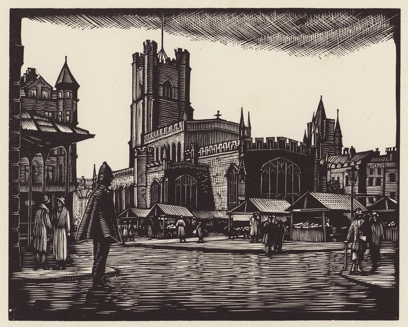 Cambridge: Der Markt von John Frederick Greenwood