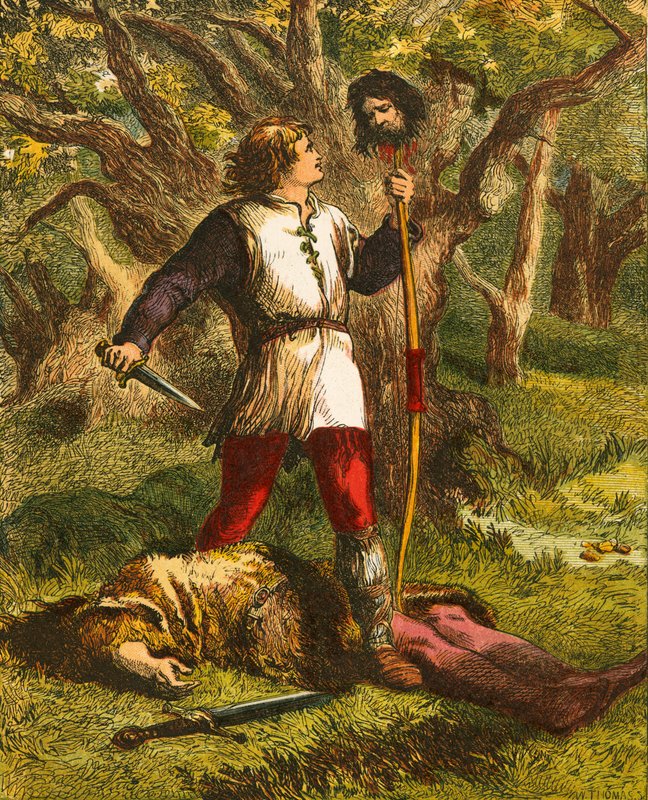 Robin Hood und Guy von Gisborne von John Gilbert