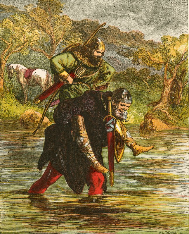 Robin Hood und der Curtall Fryer von John Gilbert