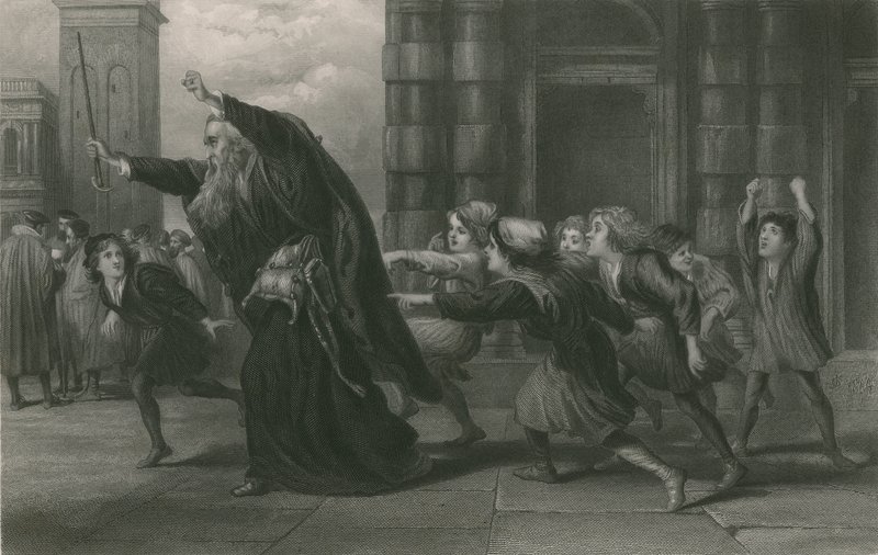 Shylock nach dem Prozess, Der Kaufmann von Venedig von John Gilbert
