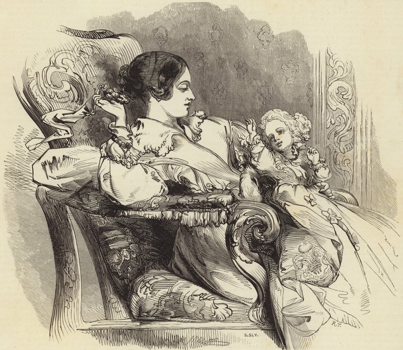 Die Königin und der Prinz von Wales von John Gilbert