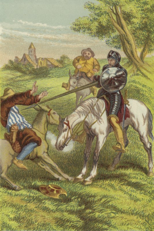 Das Abenteuer des Mambrino-Helms von John Gilbert