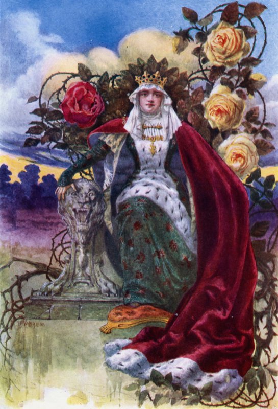 Eine Rosenkönigin von John Harris Valda
