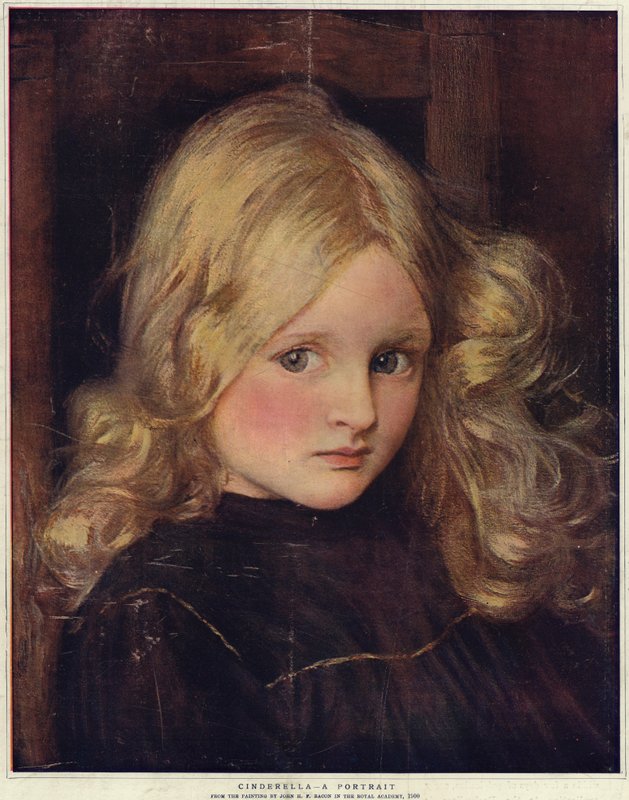 Cinderella, ein Porträt von John Henry Frederick Bacon
