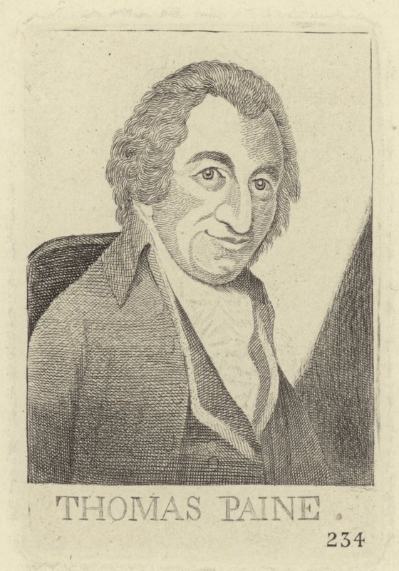 Porträt von Thomas Paine von John Kay