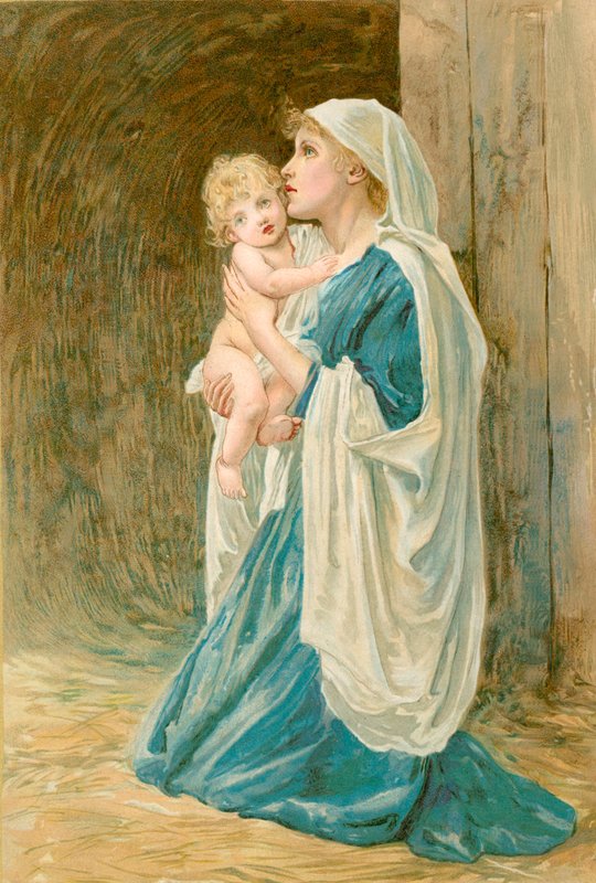 Die Jungfrau Maria mit Jesus von John Lawson