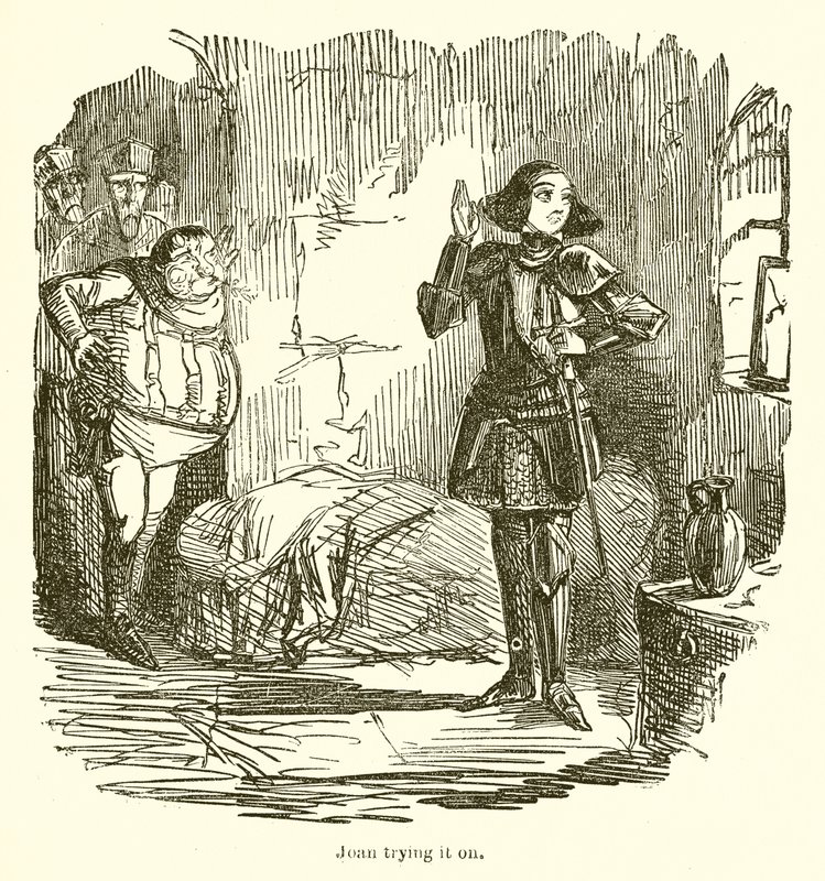 Joan probiert es an von John Leech