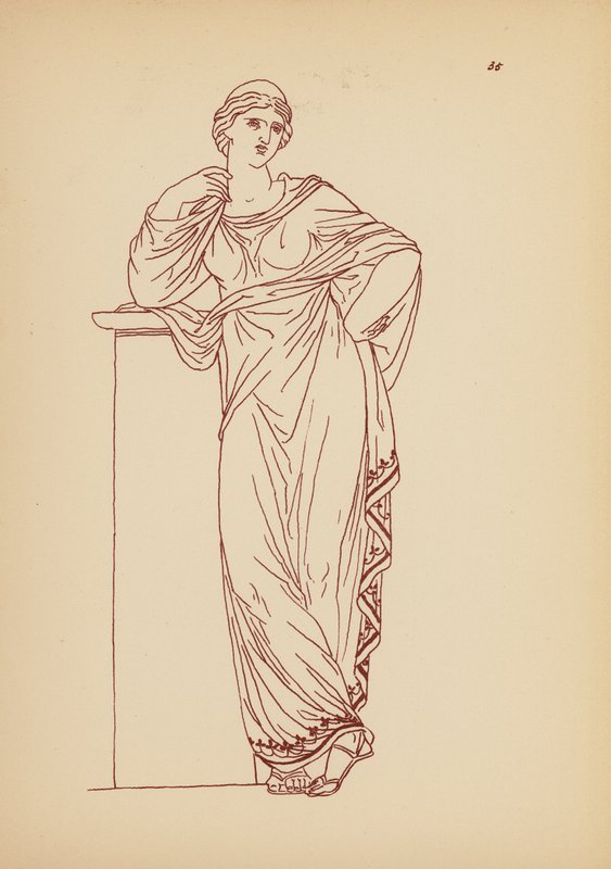 Antikes griechisches Frauenkostüm von John Moyr Smith