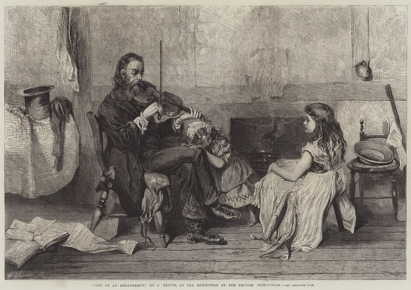 Aus einer Verlobung von John Pettie