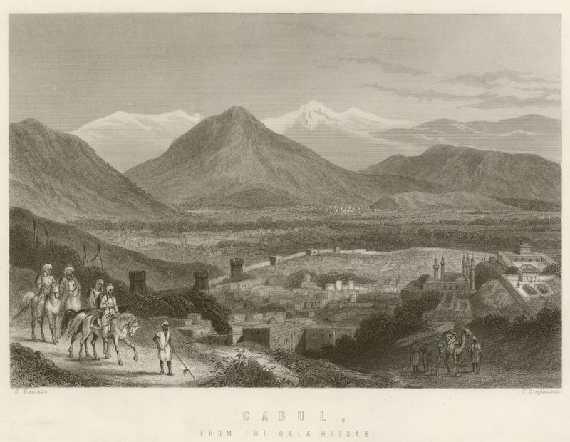Kabul, vom Bala Hissar von John Ramage