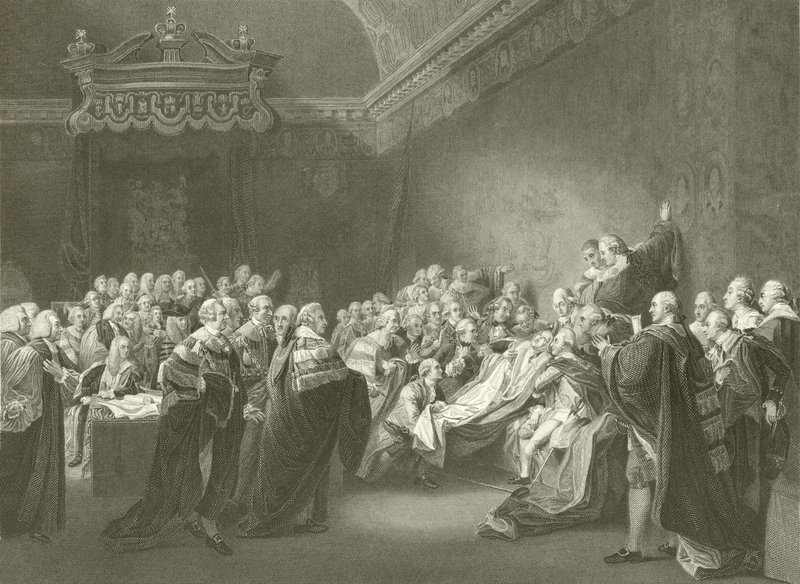 Tod des Earl of Chatham von John Singleton Copley