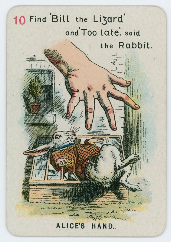 Alices Hand von John Tenniel