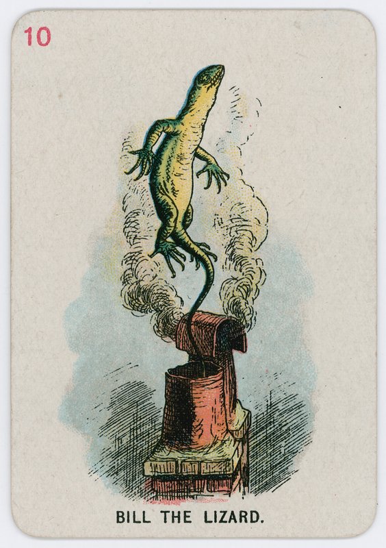Bill die Eidechse von John Tenniel