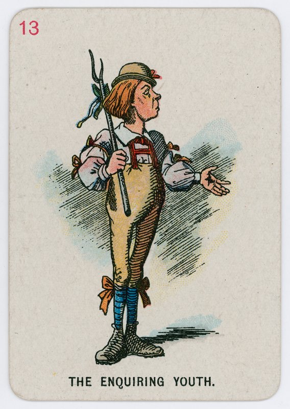 Der fragende Jüngling von John Tenniel