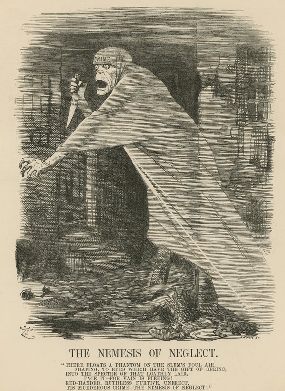 Die Nemesis der Vernachlässigung von John Tenniel
