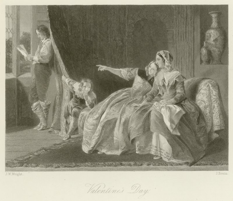 Valentinstag von John William Wright