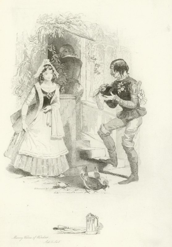 Die lustigen Weiber von Windsor von Joseph Kenny Meadows