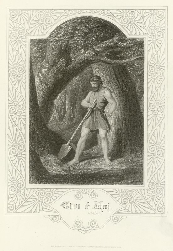 Timon von Athen, Akt IV, Szene iii von Joseph Kenny Meadows