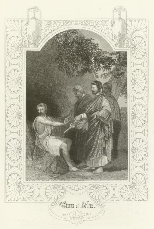 Timon von Athen, Akt V, Szene ii von Joseph Kenny Meadows