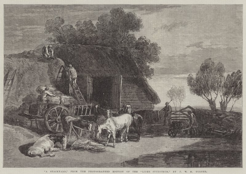 Ein Stapelhof von Joseph Mallord William Turner