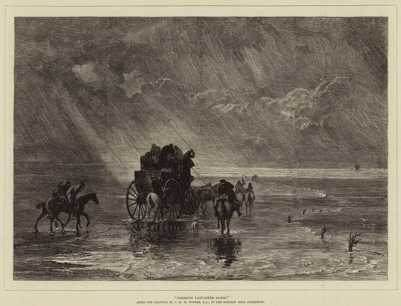 Überquerung der Lancaster Sands von Joseph Mallord William Turner