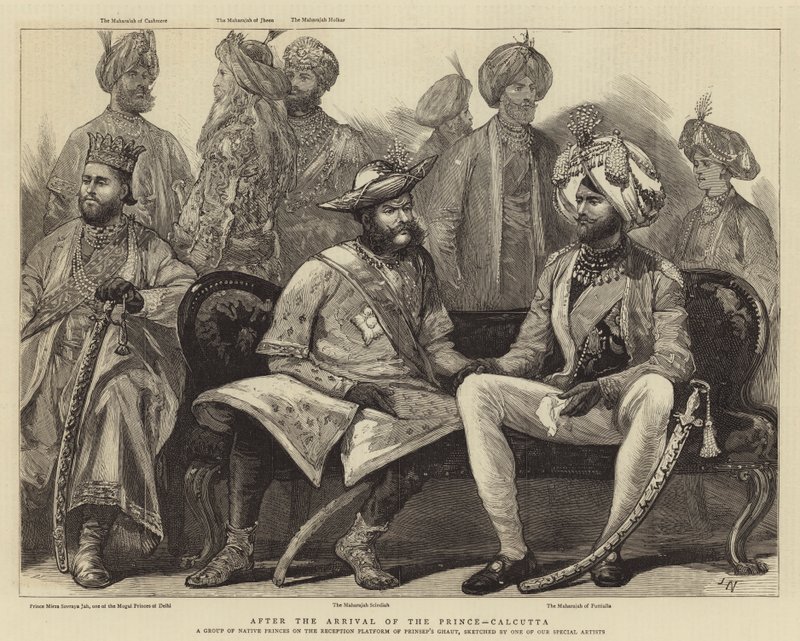 Nach der Ankunft des Prinzen, Kalkutta von Joseph Nash