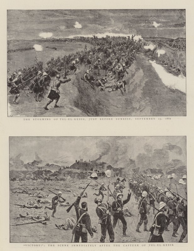 Die Eroberung von Tel el Kebir von Joseph Nash
