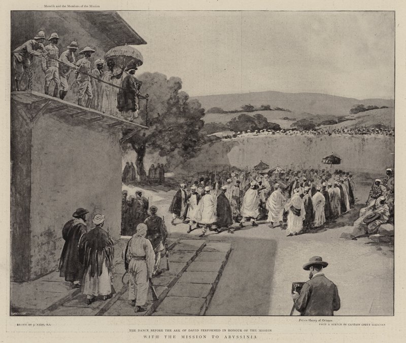 Mit der Mission nach Abessinien von Joseph Nash