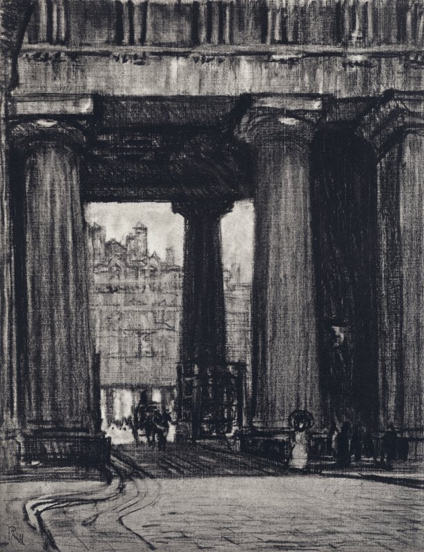 Euston Station von Joseph (after) Pennell
