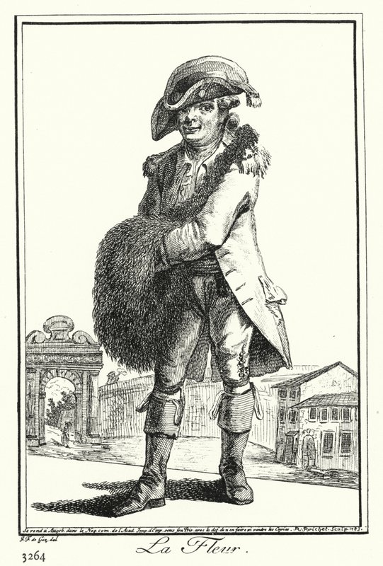 Die Blume (Stich) von Joseph Franz von (after) Goez