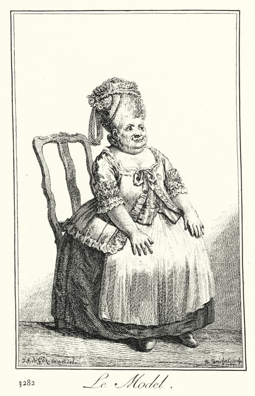 Das Modell (Stich) von Joseph Franz von (after) Goez