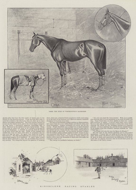 Kingsclere Rennställe von Joseph Holland Tringham